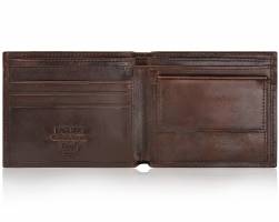 Bi-Fold Wallet LW-9 Dark Brown