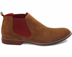 Contrast Chelsea Boots